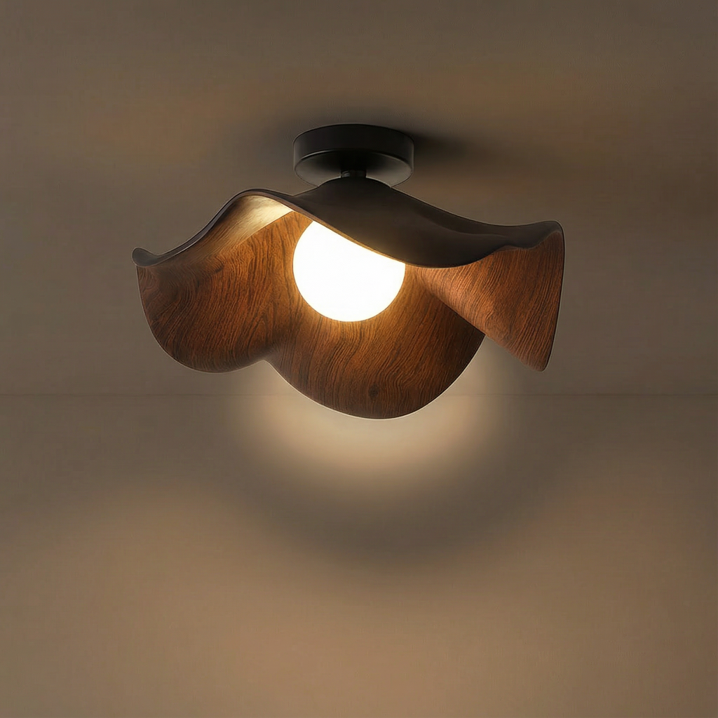 LuminaBloom Graceful Modern Flush Mount Ceiling Light Fixture