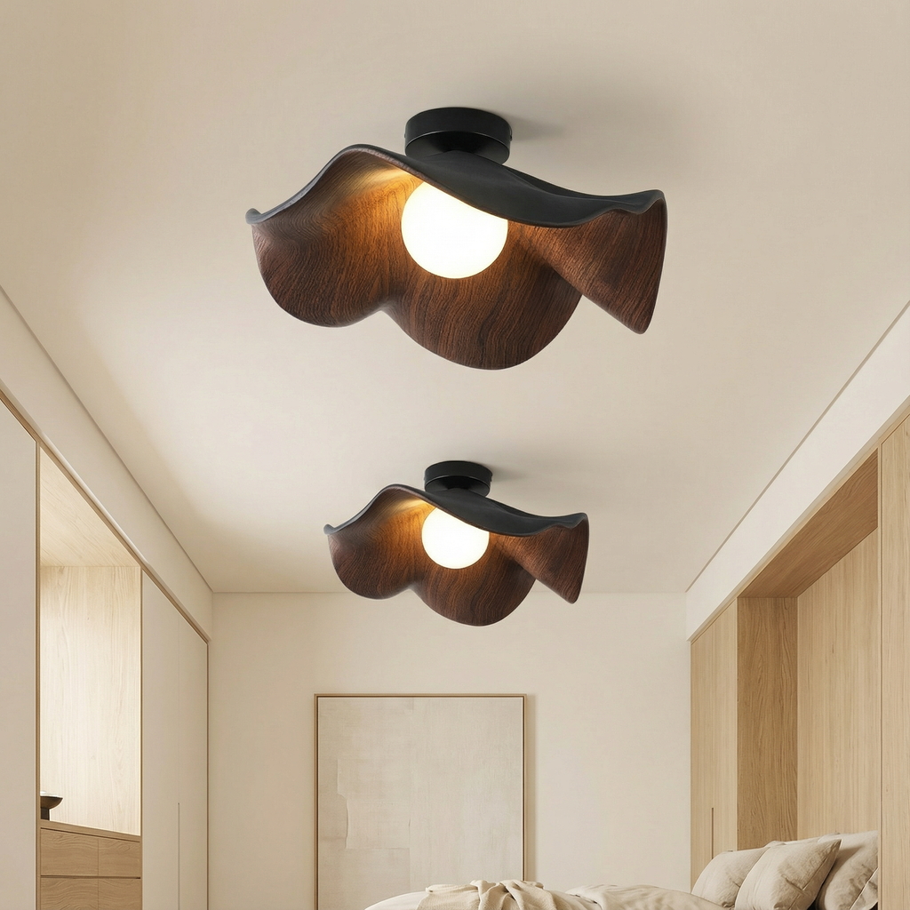 LuminaBloom Graceful Modern Flush Mount Ceiling Light Fixture