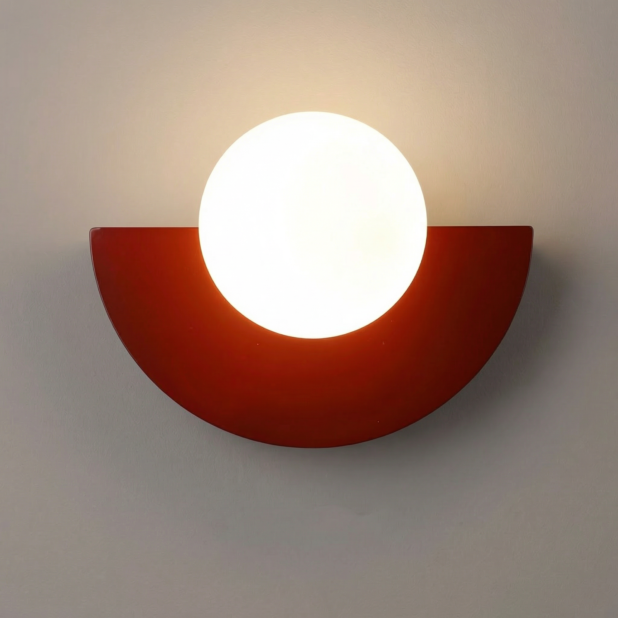 Summit Semicircle Wall Lamp With Integrated LED For Warm Ambiance In Modern Spaces