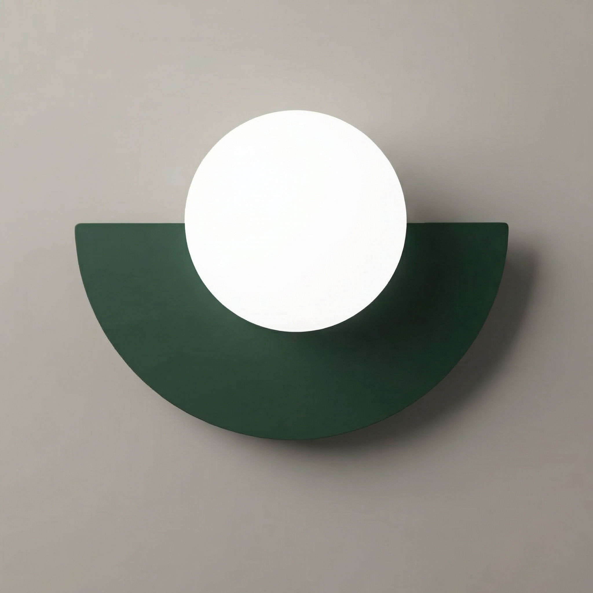Summit Semicircle Wall Lamp With Integrated LED For Warm Ambiance In Modern Spaces