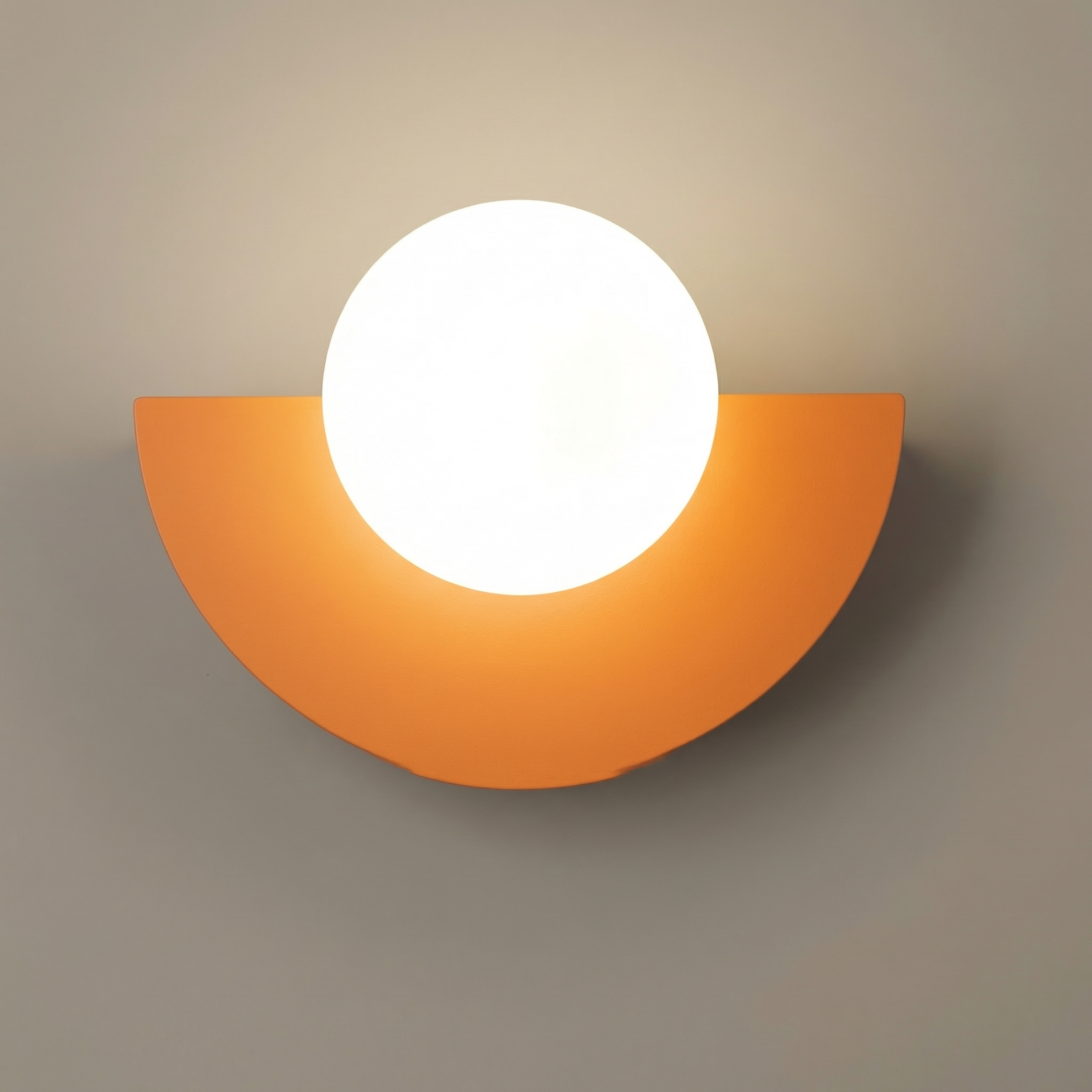 Summit Semicircle Wall Lamp With Integrated LED For Warm Ambiance In Modern Spaces