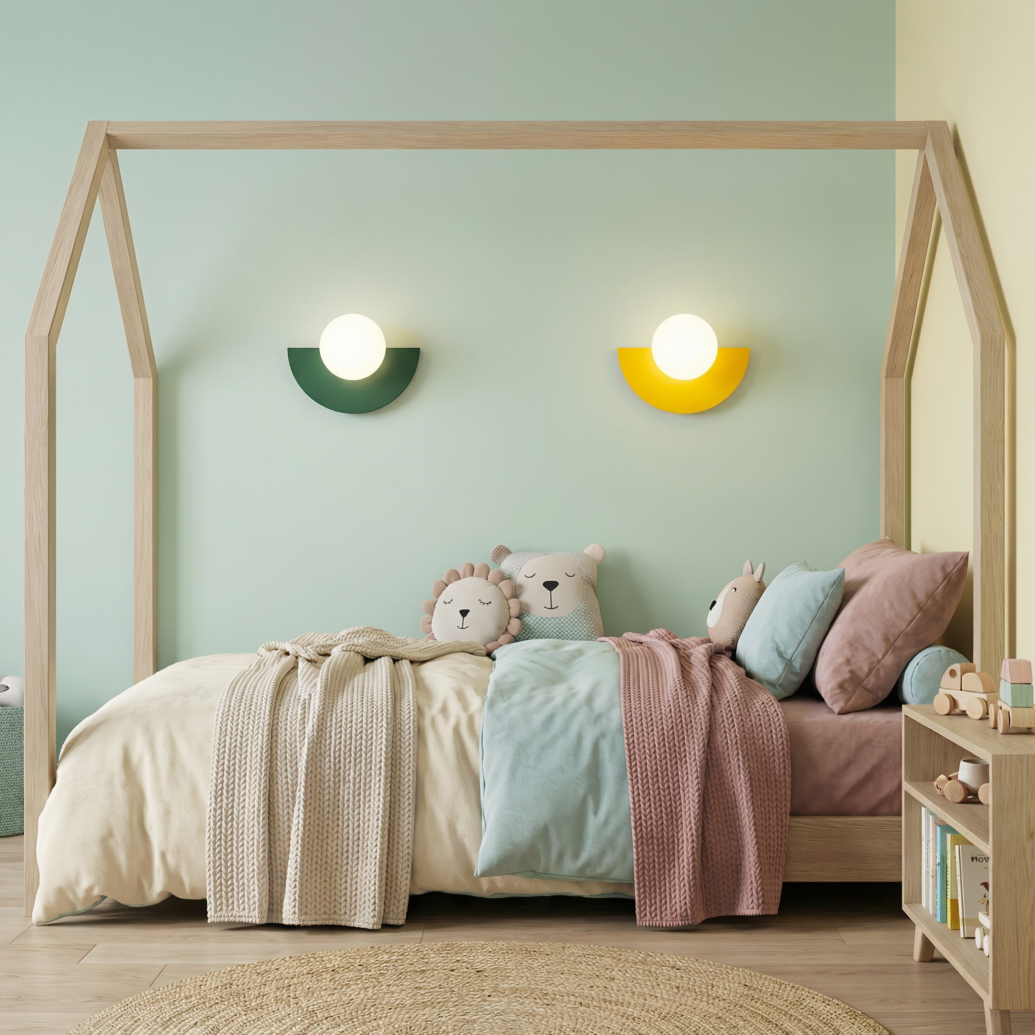 Summit Semicircle Wall Lamp With Integrated LED For Warm Ambiance In Modern Spaces