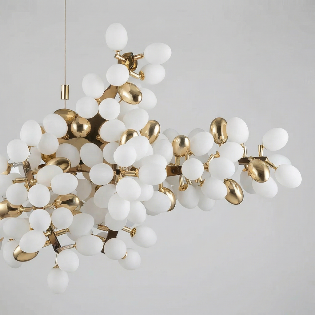 Aurelian Crystal Chandelier Adjustable Height For Dining Room And Contemporary Spaces